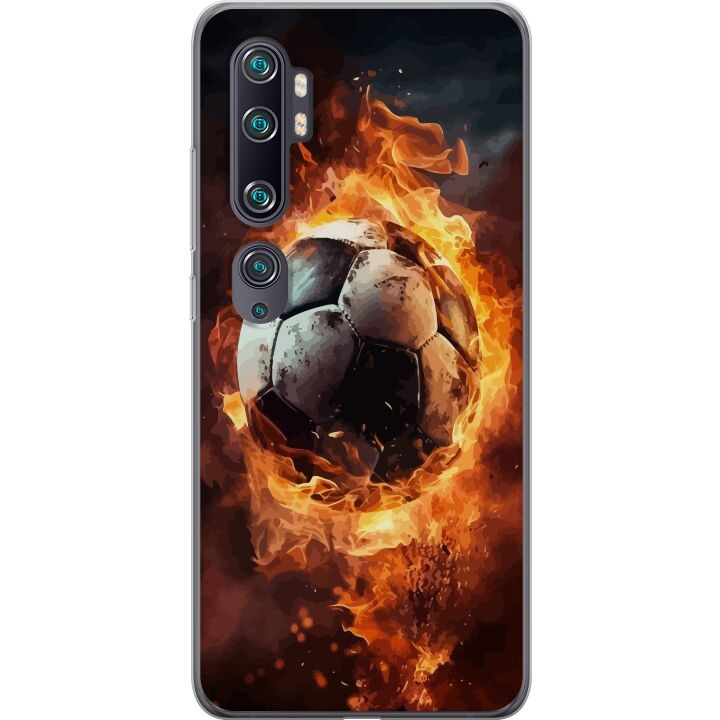 Mobilskal till Xiaomi Mi Note 10 med Fotboll motiv i gruppen SMARTPHONE & SURFPLATTOR / Mobilskydd / Xiaomi hos TP E-commerce Nordic AB (A65054)