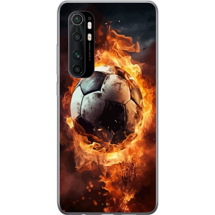 Mobilskal till Xiaomi Mi Note 10 Lite med Fotboll motiv i gruppen SMARTPHONE & SURFPLATTOR / Mobilskydd / Xiaomi hos TP E-commerce Nordic AB (A65081)