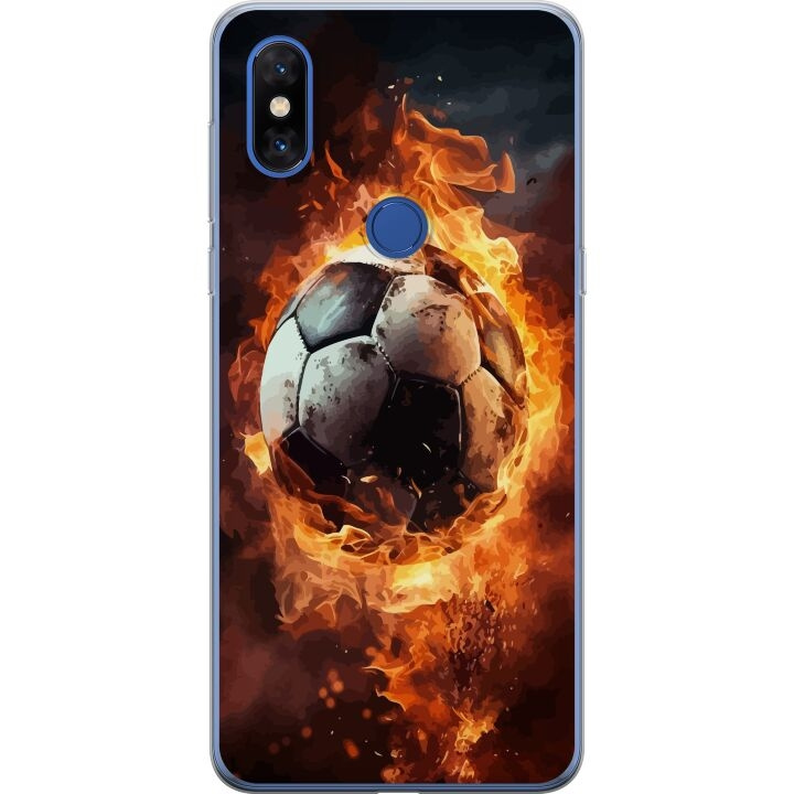 Mobilskal till Xiaomi Mi Mix 3 med Fotboll motiv i gruppen SMARTPHONE & SURFPLATTOR / Mobilskydd / Xiaomi hos TP E-commerce Nordic AB (A65135)
