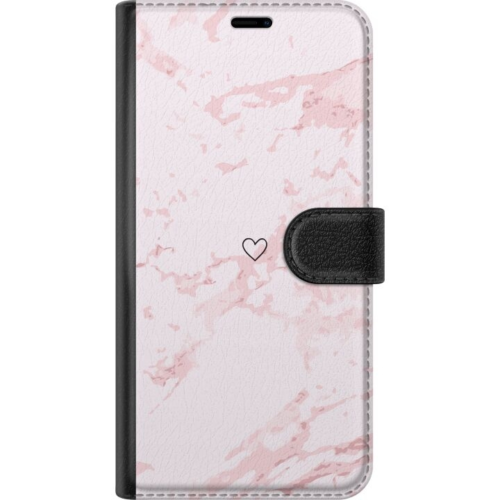 Plånboksfodral till Xiaomi Poco F5 Pro med Rosa Hjärta motiv i gruppen SMARTPHONE & SURFPLATTOR / Mobilskydd / Xiaomi hos TP E-commerce Nordic AB (A65299)