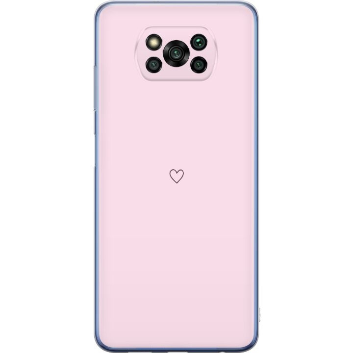 Mobilskal till Xiaomi Poco X3 Pro med Hjärta motiv i gruppen SMARTPHONE & SURFPLATTOR / Mobilskydd / Xiaomi hos TP E-commerce Nordic AB (A65430)