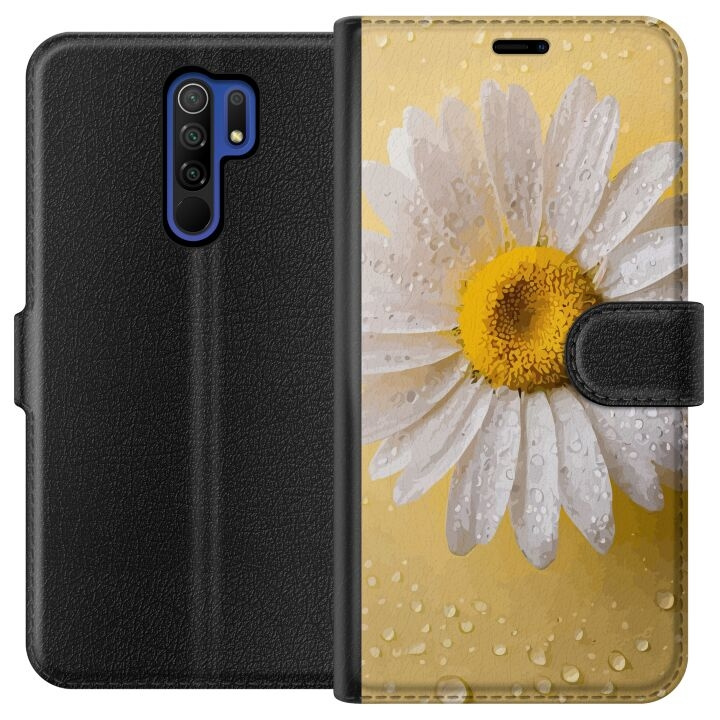 Plånboksfodral till Xiaomi Redmi 9 med Porslinsblomma motiv i gruppen SMARTPHONE & SURFPLATTOR / Mobilskydd / Xiaomi hos TP E-commerce Nordic AB (A65627)