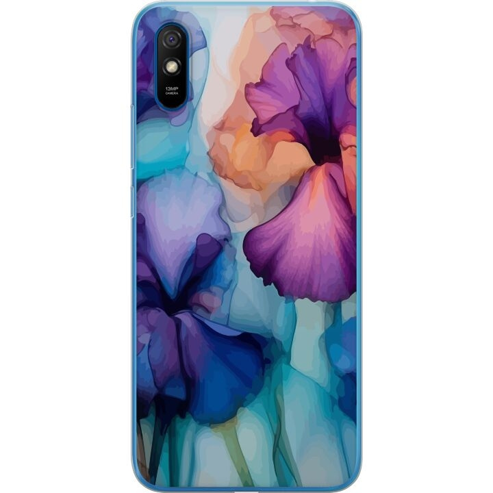 Mobilskal till Xiaomi Redmi 9A med Magiska blommor motiv i gruppen SMARTPHONE & SURFPLATTOR / Mobilskydd / Xiaomi hos TP E-commerce Nordic AB (A65711)