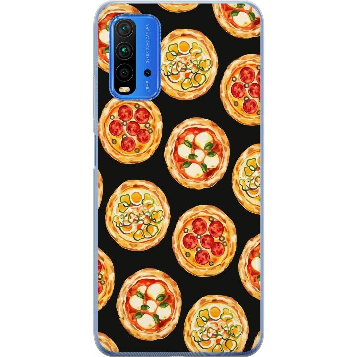 Mobilskal till Xiaomi Redmi 9T med Pizza motiv i gruppen SMARTPHONE & SURFPLATTOR / Mobilskydd / Xiaomi hos TP E-commerce Nordic AB (A65856)