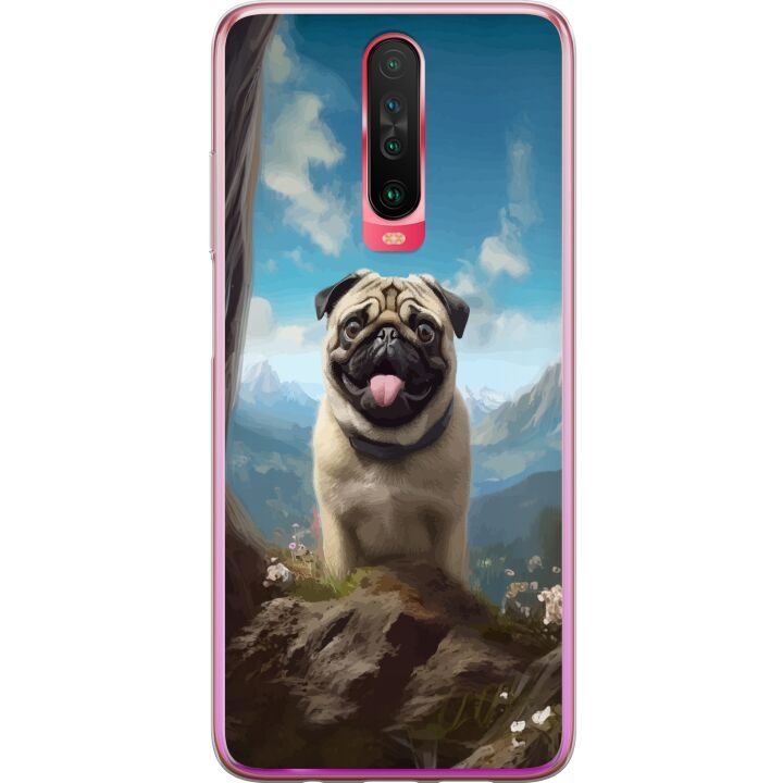 Mobilskal till Xiaomi Redmi K30 med Glad Hund motiv i gruppen SMARTPHONE & SURFPLATTOR / Mobilskydd / Xiaomi hos TP E-commerce Nordic AB (A65888)