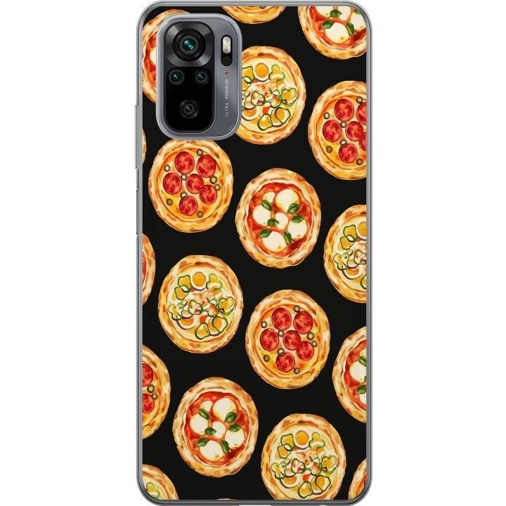 Mobilskal till Xiaomi Redmi Note 10S med Pizza motiv i gruppen SMARTPHONE & SURFPLATTOR / Mobilskydd / Xiaomi hos TP E-commerce Nordic AB (A66045)