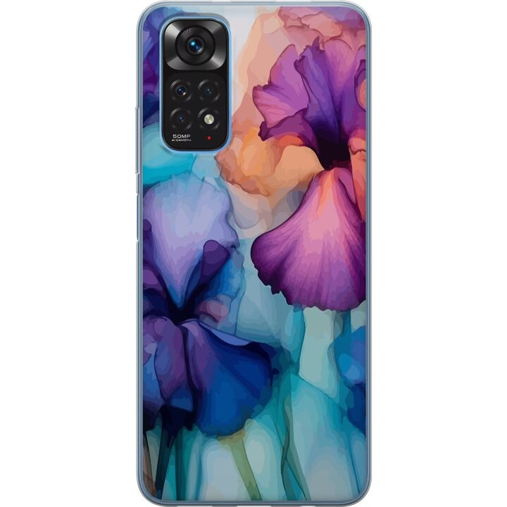 Mobilskal till Xiaomi Redmi Note 11 med Magiska blommor motiv i gruppen SMARTPHONE & SURFPLATTOR / Mobilskydd / Xiaomi hos TP E-commerce Nordic AB (A66089)