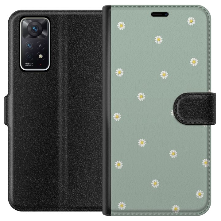 Plånboksfodral till Xiaomi Redmi Note 11 Pro 5G med Prästkragar motiv i gruppen SMARTPHONE & SURFPLATTOR / Mobilskydd / Xiaomi hos TP E-commerce Nordic AB (A66144)