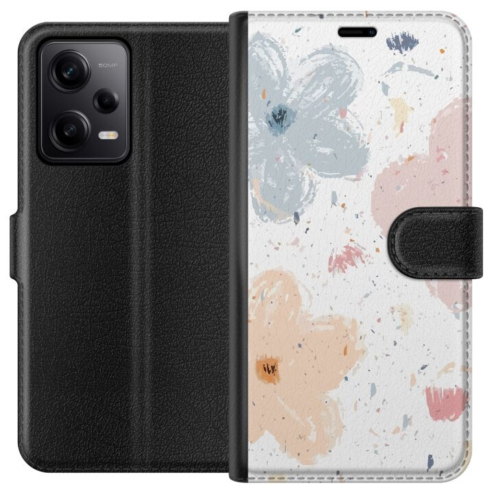 Plånboksfodral till Xiaomi Redmi Note 12 Pro med Blommor motiv i gruppen SMARTPHONE & SURFPLATTOR / Mobilskydd / Xiaomi hos TP E-commerce Nordic AB (A66287)