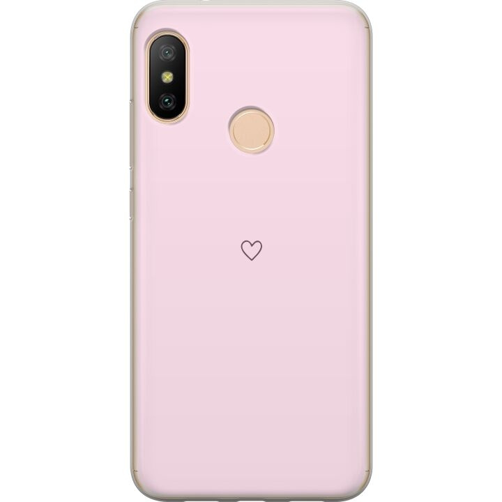 Mobilskal till Xiaomi Redmi 6 Pro med Hjärta motiv i gruppen SMARTPHONE & SURFPLATTOR / Mobilskydd / Xiaomi hos TP E-commerce Nordic AB (A66456)