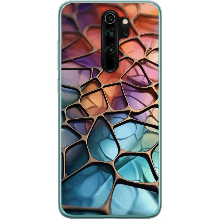 Mobilskal till Xiaomi Redmi Note 8 Pro med Metalliskt mönster motiv i gruppen SMARTPHONE & SURFPLATTOR / Mobilskydd / Xiaomi hos TP E-commerce Nordic AB (A66528)