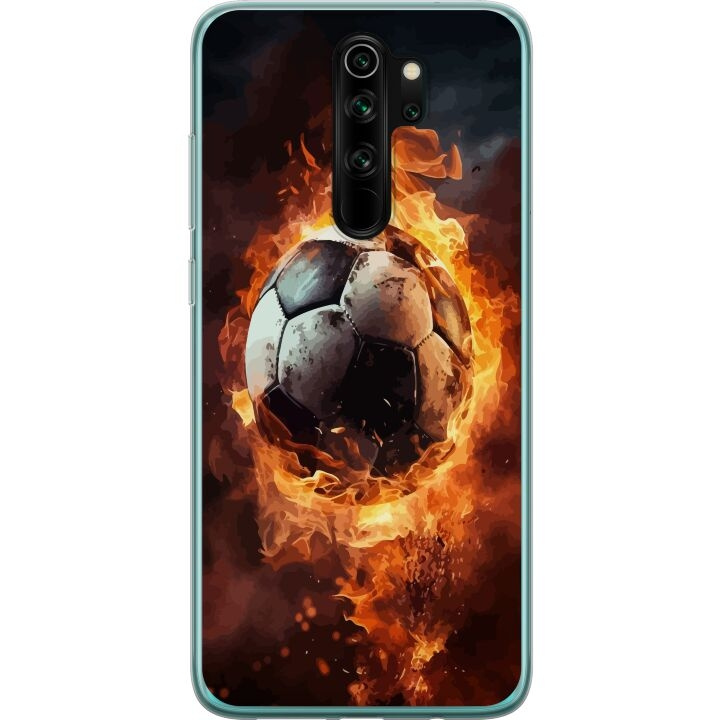 Mobilskal till Xiaomi Redmi Note 8 Pro med Fotboll motiv i gruppen SMARTPHONE & SURFPLATTOR / Mobilskydd / Xiaomi hos TP E-commerce Nordic AB (A66539)