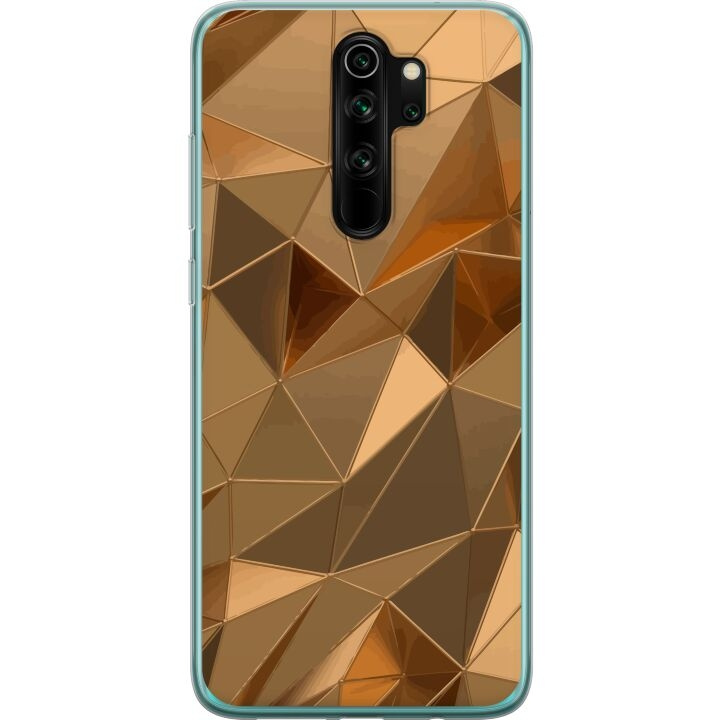 Mobilskal till Xiaomi Redmi Note 8 Pro med 3D Guld motiv i gruppen SMARTPHONE & SURFPLATTOR / Mobilskydd / Xiaomi hos TP E-commerce Nordic AB (A66542)