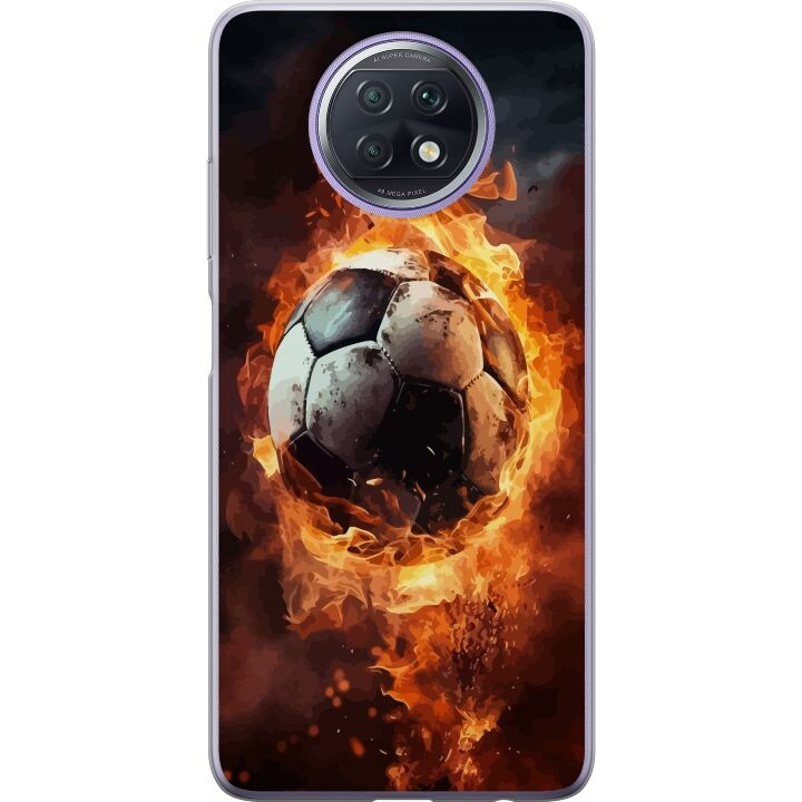 Mobilskal till Xiaomi Redmi Note 9T med Fotboll motiv i gruppen SMARTPHONE & SURFPLATTOR / Mobilskydd / Xiaomi hos TP E-commerce Nordic AB (A66728)