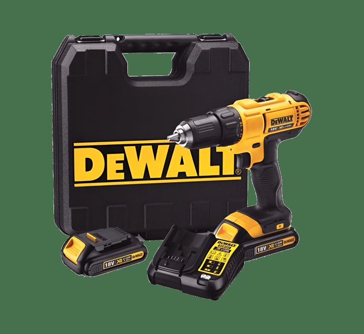 Dewalt DCD771C2 18V XR Borrskruvdragare (2x1,3Ah) i gruppen HEM, HUSHÅLL & TRÄDGÅRD / Verktyg / Borrmaskiner hos TP E-commerce Nordic AB (A66846)