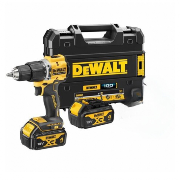 Dewalt DCD777M2T-QW 18V XR Borrskruvdragare (2x4Ah) i gruppen HEM, HUSHÅLL & TRÄDGÅRD / Verktyg / Borrmaskiner hos TP E-commerce Nordic AB (A66847)