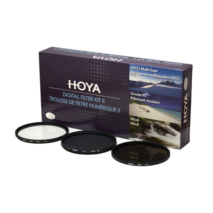 HOYA Filterkit UV(C) Pol.Circ. NDx8 58mm i gruppen HEMELEKTRONIK / Foto & Video / Fotoutrustning / Kamerafilter / Polariserande filter hos TP E-commerce Nordic AB (C01707)