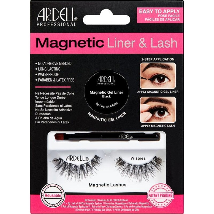 Ardell Magnetic Liner & Lash - Wispies i gruppen SKÖNHET & HÄLSA / Makeup / Ögon & Ögonbryn / Lösögonfransar hos TP E-commerce Nordic AB (C02010)