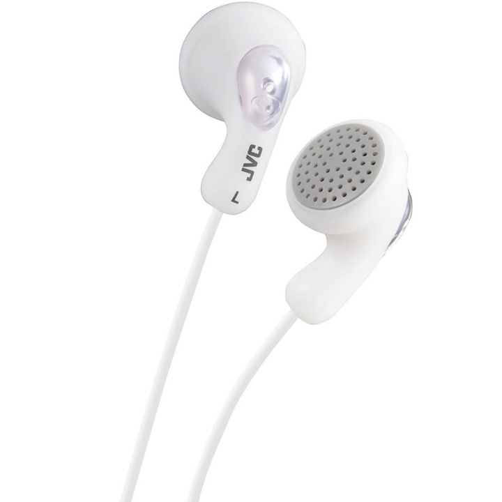 JVC Hörlur F14 Gumy In-Ear Vit i gruppen HEMELEKTRONIK / Ljud & Bild / Hörlurar & Tillbehör / Hörlurar hos TP E-commerce Nordic AB (C04414)