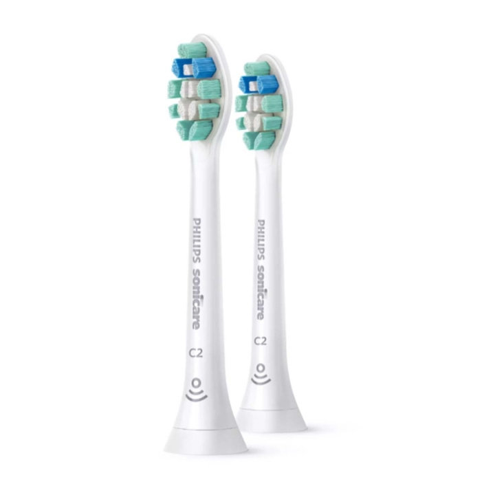 HX9022/10 Sonicare C2 Optimal Plaque Defence 2-pack i gruppen SKÖNHET & HÄLSA / Munvård / Borsthuvuden & Tillbehör hos TP E-commerce Nordic AB (C06208)