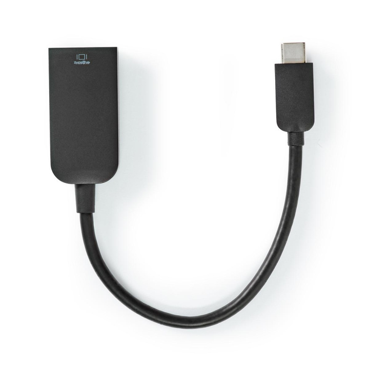 Nedis USB-C™ Adapter | USB 3.2 Gen 1 | USB-C™ Hane | HDMI™ Utgång | 4K@60Hz | 0.20 m | Rund | Nickelplaterad | PVC | Svart | Plastpåse i gruppen HEMELEKTRONIK / Kablar & Adaptrar / HDMI / Adaptrar hos TP E-commerce Nordic AB (C07958)