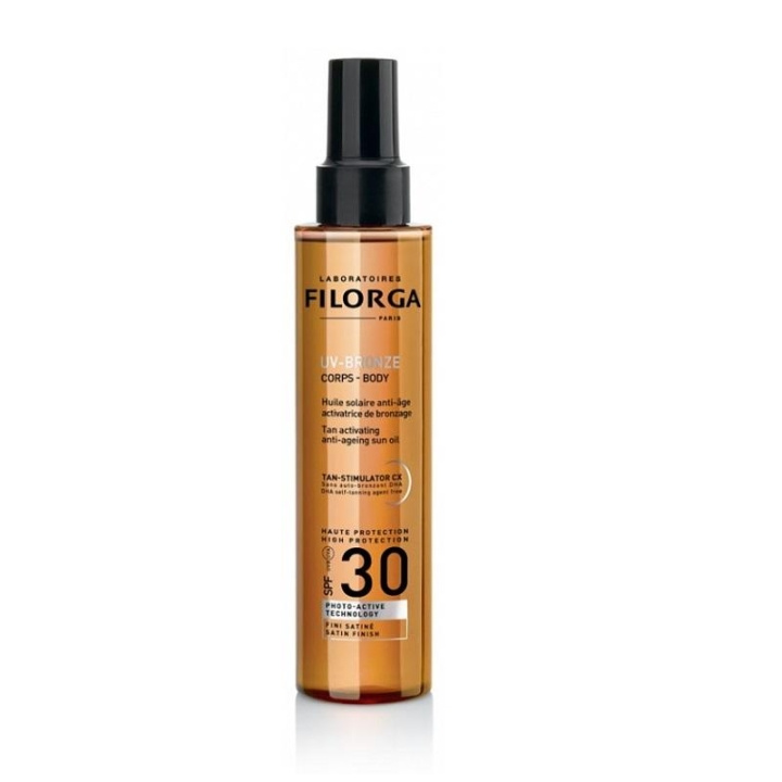 Filorga Uv-Bronze Tan Activating Anti- Ageing Sun Oil Spf30 150ml i gruppen SKÖNHET & HÄLSA / Hudvård / Solskydd & Tanning / Solskydd hos TP E-commerce Nordic AB (C09423)