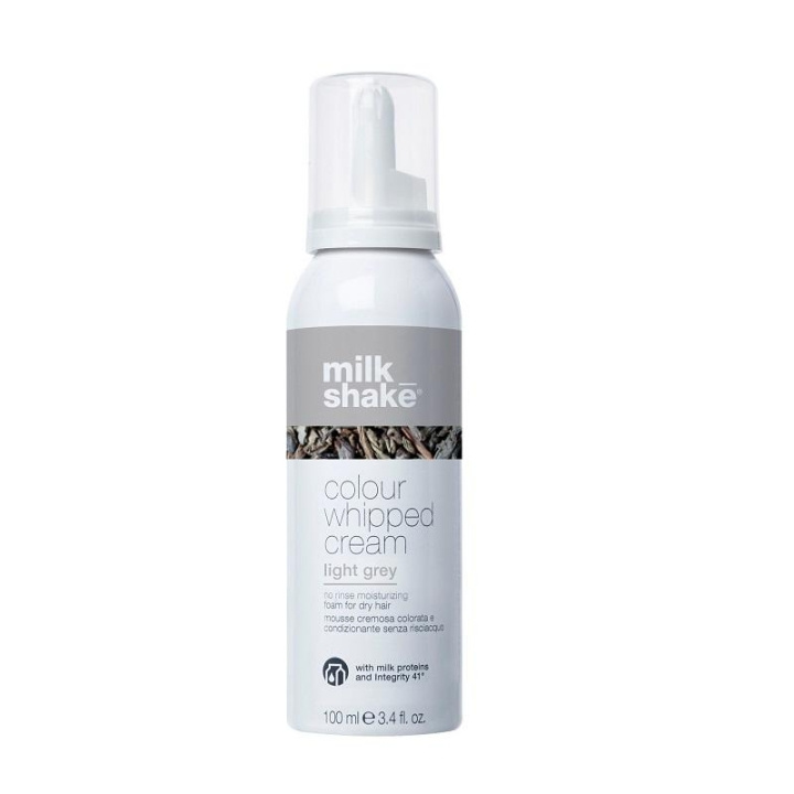 Milk_Shake Colour Whipped Cream Light Gray 100ml i gruppen SKÖNHET & HÄLSA / Hår & Styling / Hårvårdsprodukter / Hårfärg / Hårfärg & Färgbomb hos TP E-commerce Nordic AB (C10317)