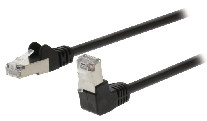 Valueline CAT5e SF / UTP Nätverkskabel RJ45 (8P8C) Hane - RJ45 (8P8C) Hane 5.00 m Svart i gruppen DATORER & KRINGUTRUSTNING / Datorkablar / Nätverkskablar / Cat5e hos TP E-commerce Nordic AB (C11565)