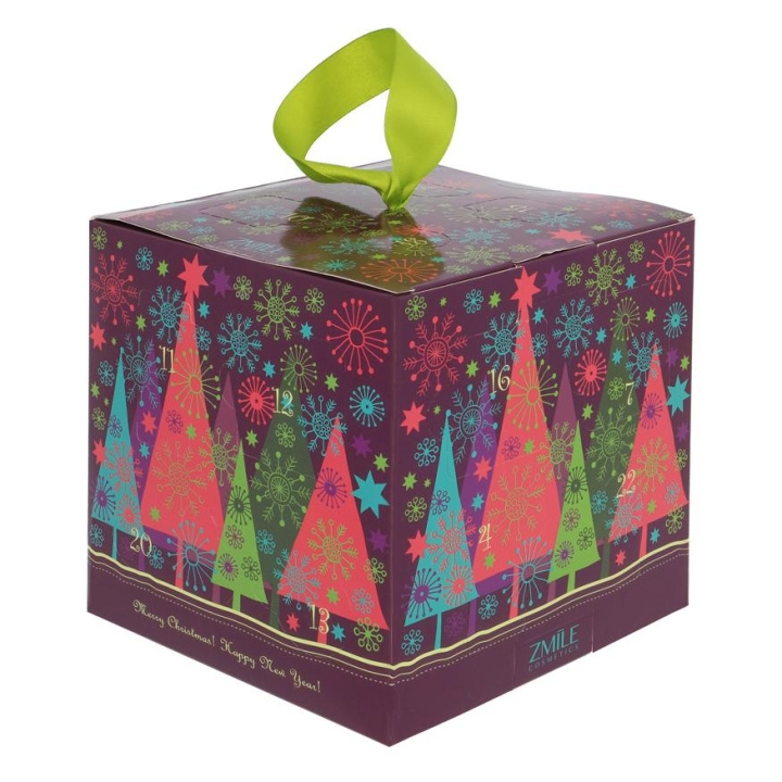 Zmile Cosmetics Advent Calendar Cube Christmas Trees i gruppen SKÖNHET & HÄLSA / Makeup / Verktyg & Sminkset / Sminkset hos TP E-commerce Nordic AB (C13342)