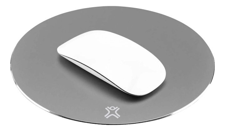 XtremeMac Round aluminum mouse pads - Space Grey i gruppen DATORER & KRINGUTRUSTNING / Möss & Tangentbord / Musmattor hos TP E-commerce Nordic AB (C14734)
