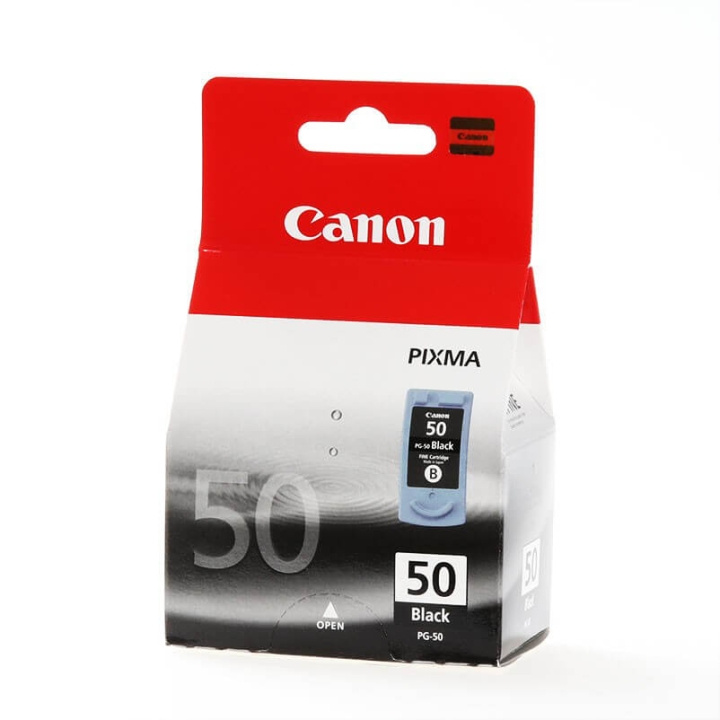 Canon Bläck 0616B001 PG-50 Svart i gruppen DATORER & KRINGUTRUSTNING / Skrivare & Tillbehör / Bläck & Toner / Bläckpatroner / Canon hos TP E-commerce Nordic AB (C15964)