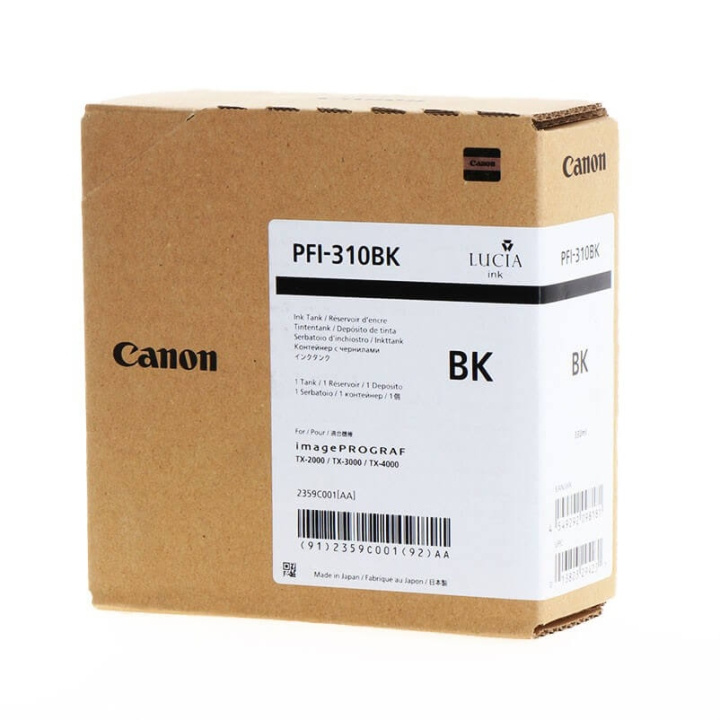 Canon Bläck 2359C001 PFI-310 Svart i gruppen DATORER & KRINGUTRUSTNING / Skrivare & Tillbehör / Bläck & Toner / Bläckpatroner / Canon hos TP E-commerce Nordic AB (C16020)