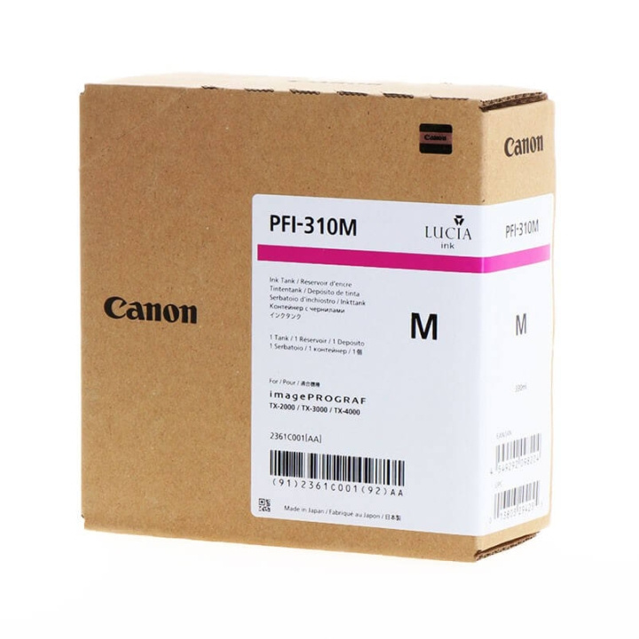 Canon Bläck 2361C001 PFI-310 Magenta i gruppen DATORER & KRINGUTRUSTNING / Skrivare & Tillbehör / Bläck & Toner / Bläckpatroner / Canon hos TP E-commerce Nordic AB (C16022)