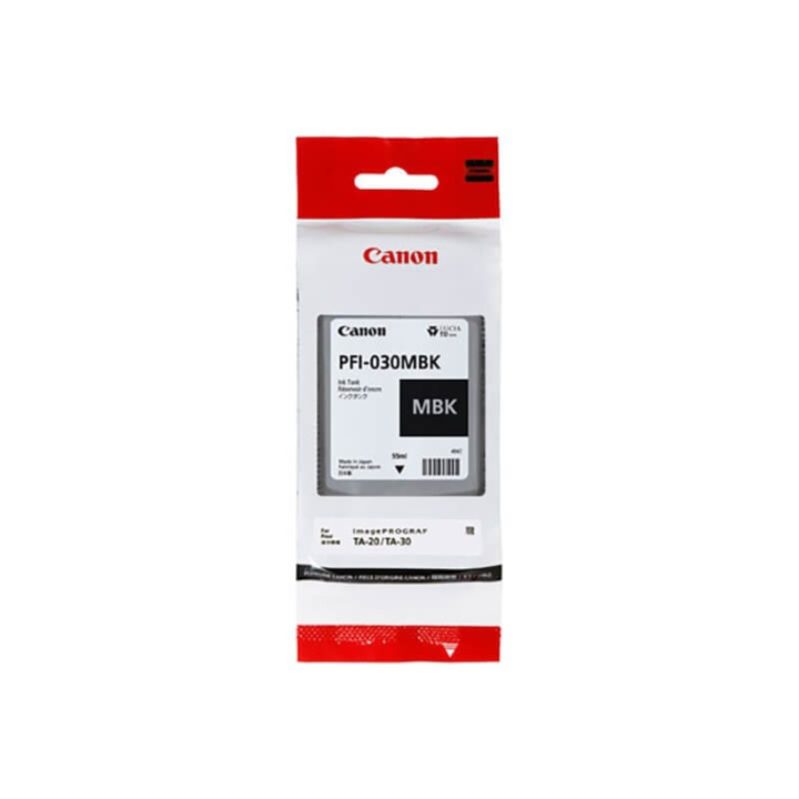 Canon Bläck 3488C001 PFI-030 Mattsvart i gruppen DATORER & KRINGUTRUSTNING / Skrivare & Tillbehör / Bläck & Toner / Bläckpatroner / Canon hos TP E-commerce Nordic AB (C16047)