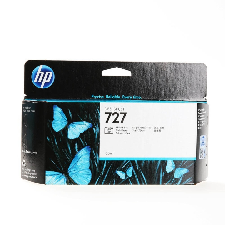 HP Bläck B3P23A 727 Fotosvart 130ml i gruppen DATORER & KRINGUTRUSTNING / Skrivare & Tillbehör / Bläck & Toner / Bläckpatroner / HP hos TP E-commerce Nordic AB (C17370)