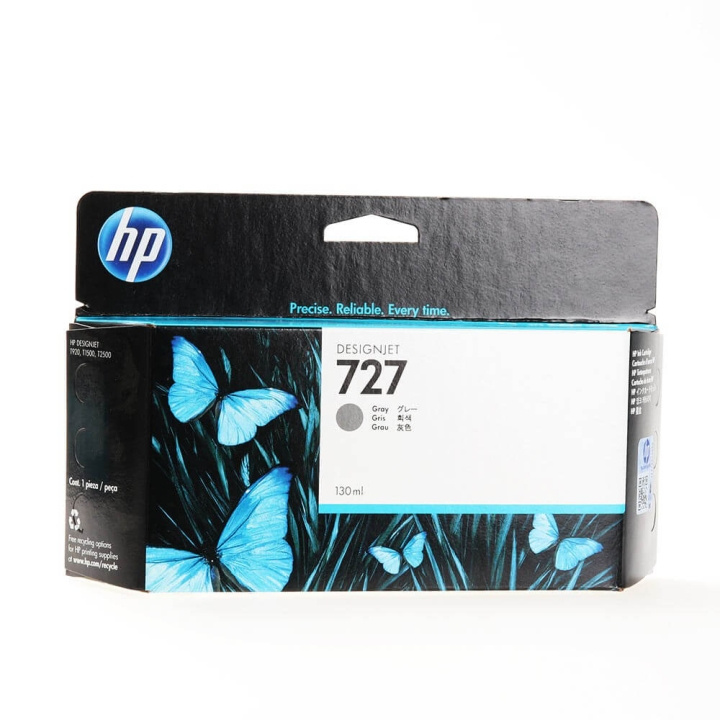 HP Ink B3P24A 727 Grey 130ml i gruppen DATORER & KRINGUTRUSTNING / Skrivare & Tillbehör / Bläck & Toner / Bläckpatroner / HP hos TP E-commerce Nordic AB (C17371)