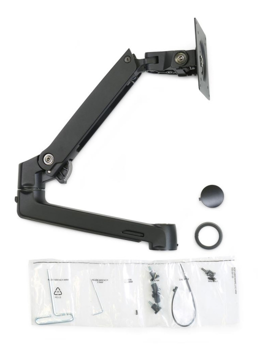 Ergotron LX Arm, Extension and Collar Kit, mattsvart i gruppen DATORER & KRINGUTRUSTNING / Datorskärmar & Tillbehör / Monitorarmar & fästen hos TP E-commerce Nordic AB (C17695)