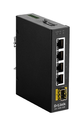 dlink Switch, 5-Ports, Gigabit, Plug and play, SFP, black i gruppen DATORER & KRINGUTRUSTNING / Nätverk / Switchar hos TP E-commerce Nordic AB (C17816)