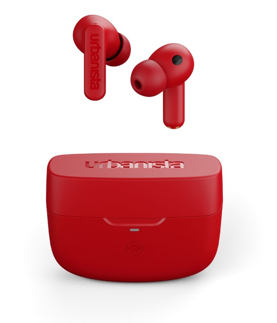 Urbanista Atlanta - In-Ear TWS-Hörlurar med Hybrid ANC, Vibrant Red i gruppen HEMELEKTRONIK / Ljud & Bild / Hörlurar & Tillbehör / Hörlurar hos TP E-commerce Nordic AB (C19789)