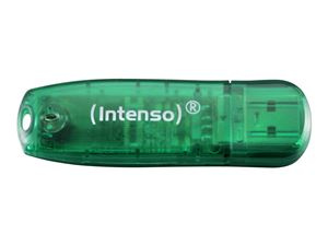 Intenso USB Drive 2.0 8GB Grön i gruppen HEMELEKTRONIK / Lagringsmedia / USB-minnen / USB 2.0 hos TP E-commerce Nordic AB (C20165)