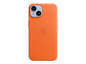 Apple iPhone 14 Leather Case with MagSafe - Orange i gruppen SMARTPHONE & SURFPLATTOR / Mobilskydd / Apple / iPhone 14 hos TP E-commerce Nordic AB (C21114)