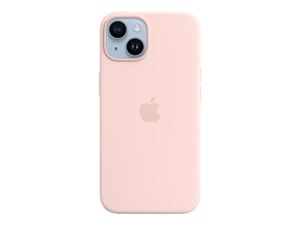 Apple iPhone 14 Silicone Case with MagSafe - Chalk Pink i gruppen SMARTPHONE & SURFPLATTOR / Mobilskydd / Apple / iPhone 14 hos TP E-commerce Nordic AB (C21223)