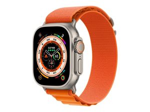 Apple Watch Ultra GPS + Cell 49mm Orange Alpine Loop - Large i gruppen SPORT, FRITID & HOBBY / Smartwatch & Aktivitetsarmband / Smartwatches hos TP E-commerce Nordic AB (C21371)