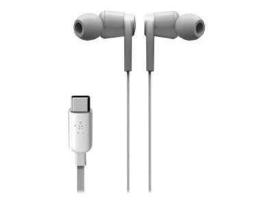 Belkin Usb-C In-Ear Headphone White i gruppen HEMELEKTRONIK / Ljud & Bild / Hörlurar & Tillbehör / Hörlurar hos TP E-commerce Nordic AB (C22225)