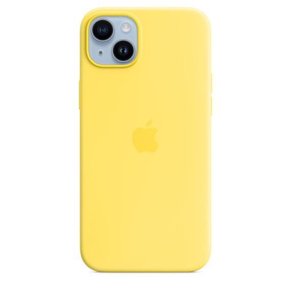 Apple Iphone 14 Plus Silicone Case With Magsafe - Canary Yellow i gruppen SMARTPHONE & SURFPLATTOR / Mobilskydd / Apple / iPhone 14 hos TP E-commerce Nordic AB (C23084)