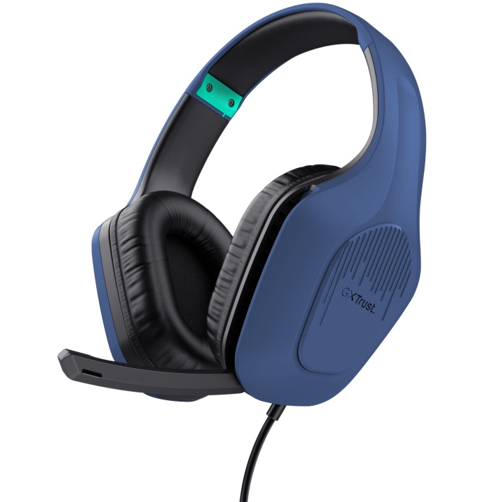 Trust GXT 415B Zirox Gaming Headset Blå i gruppen DATORER & KRINGUTRUSTNING / Gaming / Headset hos TP E-commerce Nordic AB (C25457)