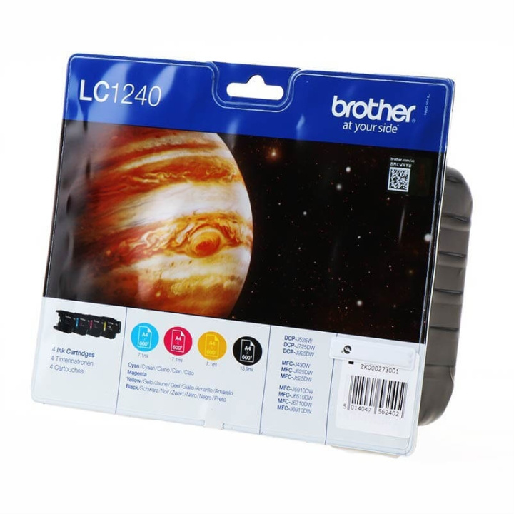 Brother Bläck LC1240VALBPDR LC-1240 Multipack i gruppen DATORER & KRINGUTRUSTNING / Skrivare & Tillbehör / Bläck & Toner / Trummor / Brother hos TP E-commerce Nordic AB (C26040)