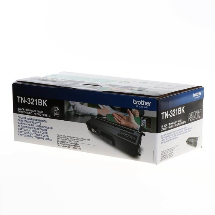 Brother Toner TN321BK TN-321 Svart i gruppen DATORER & KRINGUTRUSTNING / Skrivare & Tillbehör / Bläck & Toner / Toner / Brother hos TP E-commerce Nordic AB (C26223)