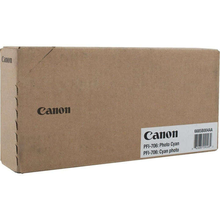 Canon Bläck 6685B001 PFI-706 Fotocyan i gruppen DATORER & KRINGUTRUSTNING / Skrivare & Tillbehör / Bläck & Toner / Toner / Canon hos TP E-commerce Nordic AB (C26365)