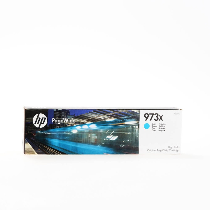 HP Bläck F6T81AE 973X Cyan i gruppen DATORER & KRINGUTRUSTNING / Skrivare & Tillbehör / Bläck & Toner / Toner / HP hos TP E-commerce Nordic AB (C26980)